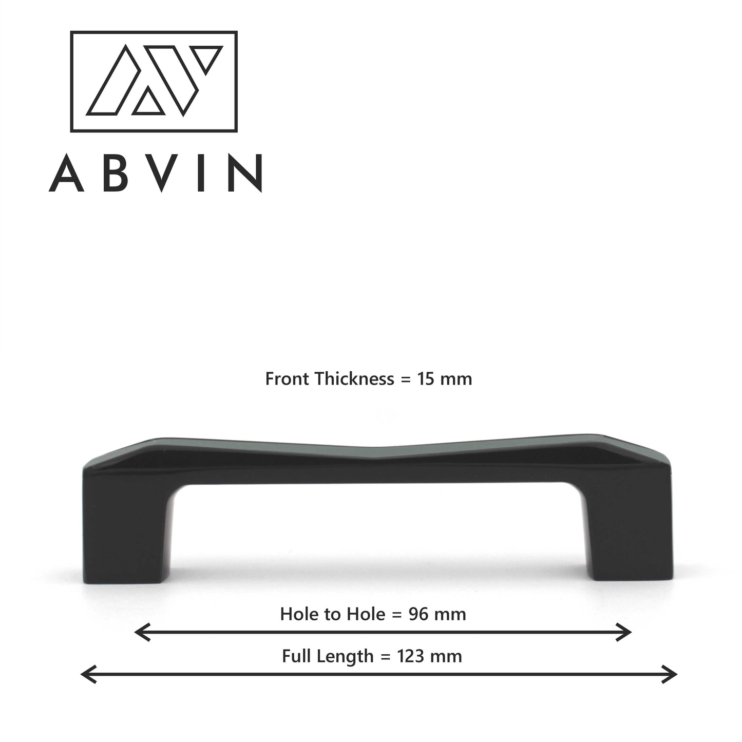 ABVIN Black Green Handles, Modern  Cabinet Hardware, Furniture Pulls for Doors, Cabinets, Cupboards & Drawers