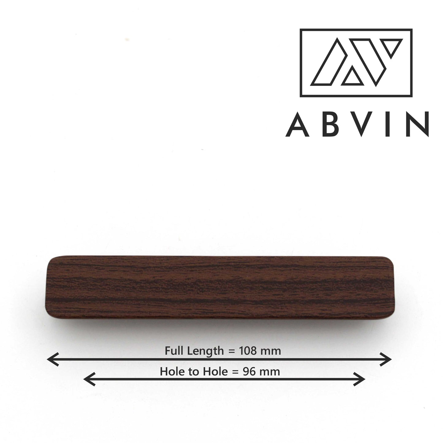 Modern Dark Wood Cabinet Handle – Drawer & Dresser Pull