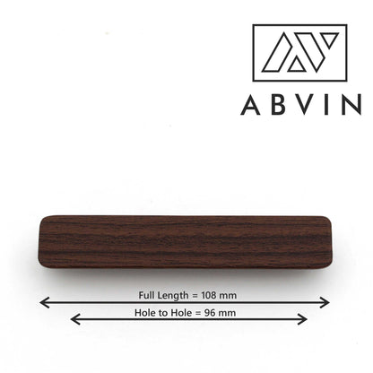 Modern Dark Wood Cabinet Handle – Drawer & Dresser Pull