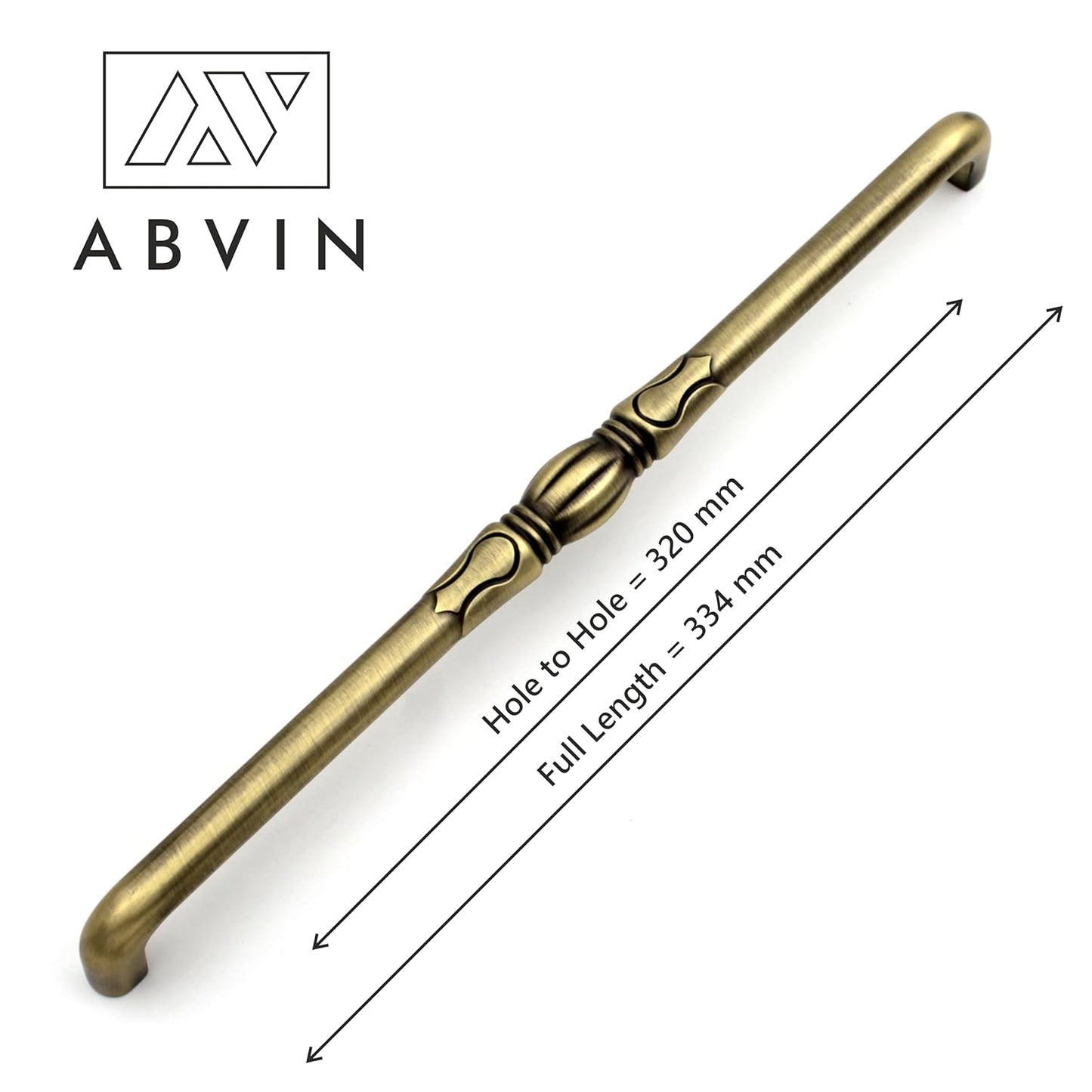 Vinatge ABVIN Antique Cabinet Bar Pull Handles Furniture Hardware Drawers Kitchens Cupboard Door