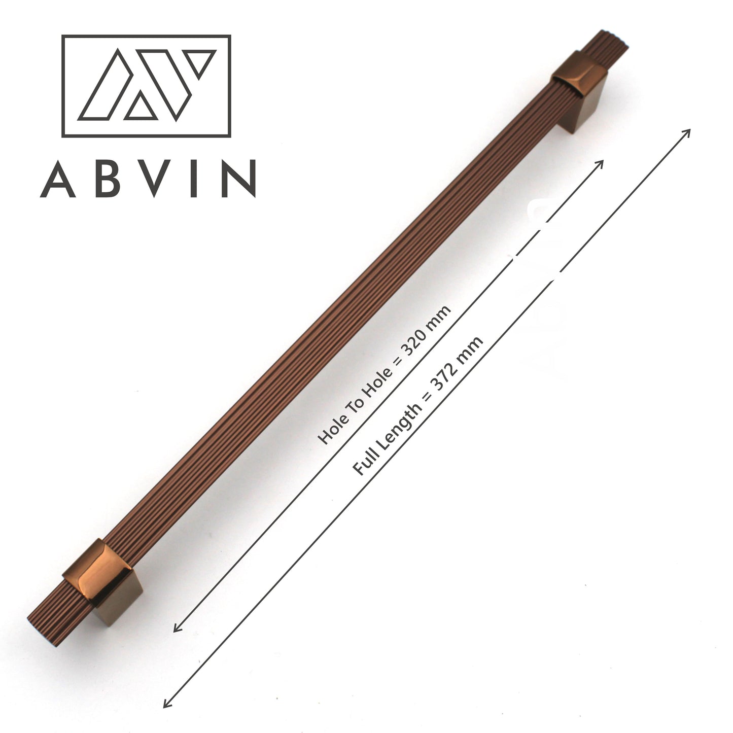 odern Lining Copper Finish Cabinet Handle - Sold Individually
