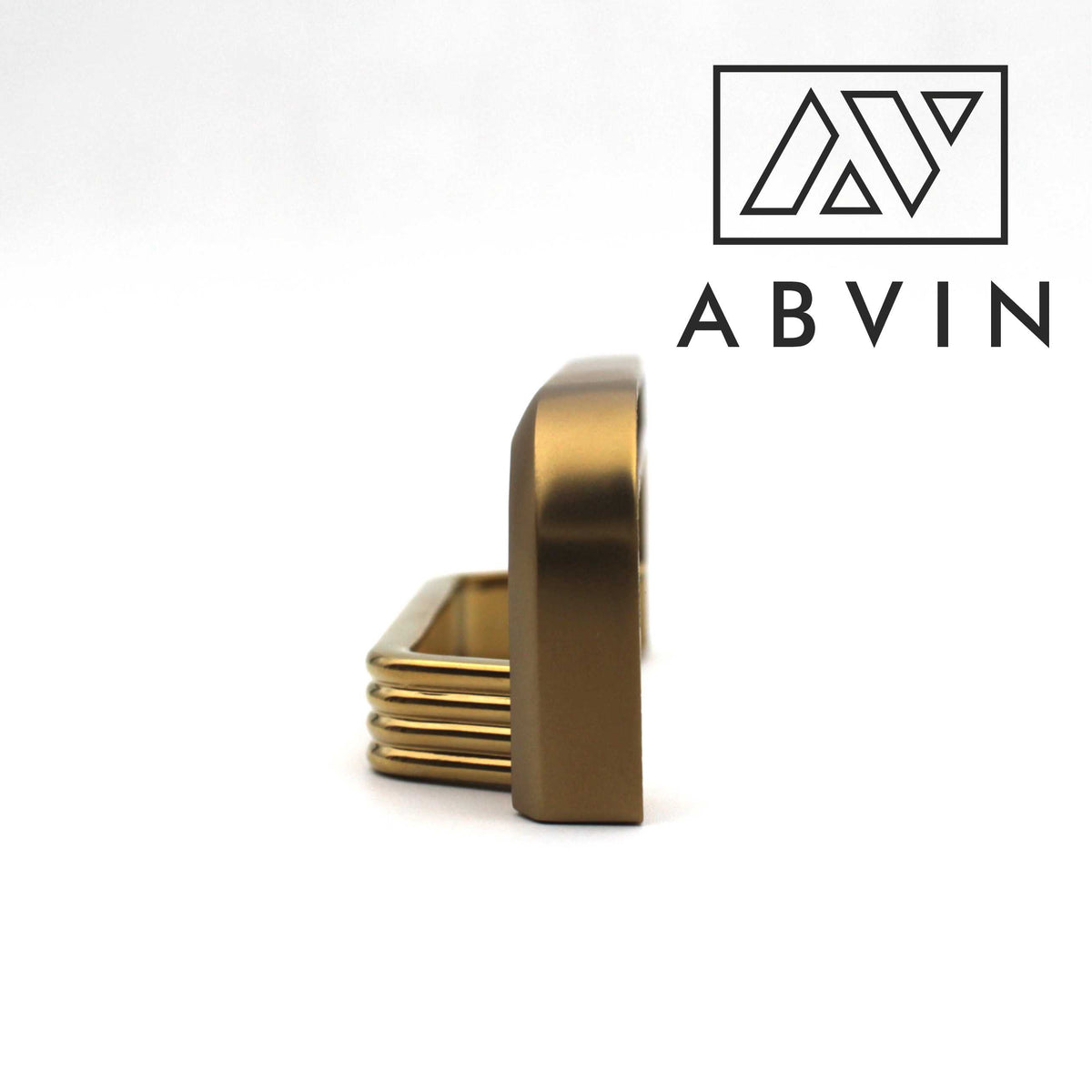 ABVIN Linning Antique Gold Modern Cup Pulls Cabinet Handles for Hardware Cabinets, Cupboards and Drawers - 1 pcs