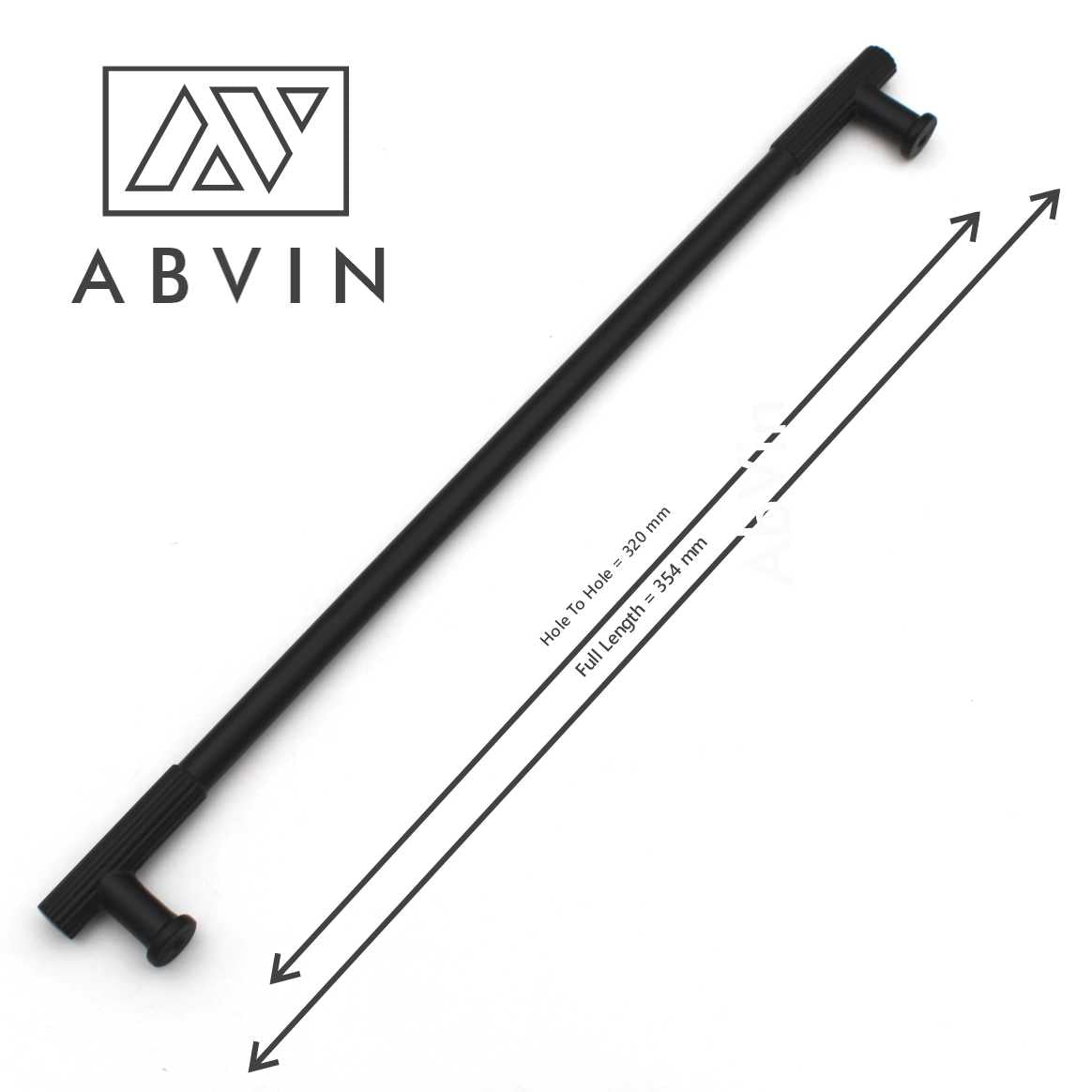 Black Finish Cabinet Pull Handle – Antique Finish | Modern Bar Handle for Kitchen, Drawer & Wardrobe (1 Pc)