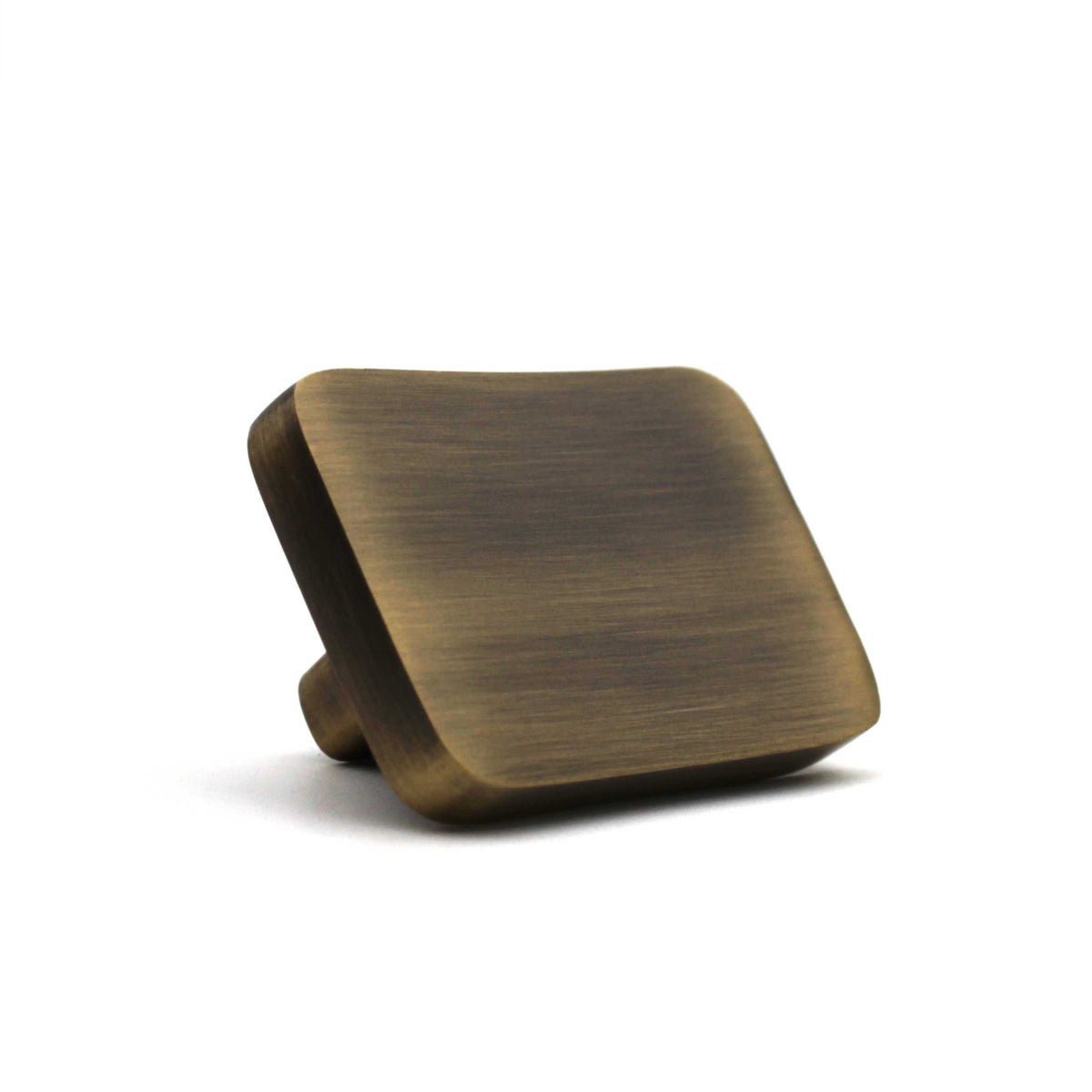 ABVIN Premium Brass Knobs Handles, Rectangle design Furniture Pulls Cabinets Cupboards Drawers knob (1 pcs)