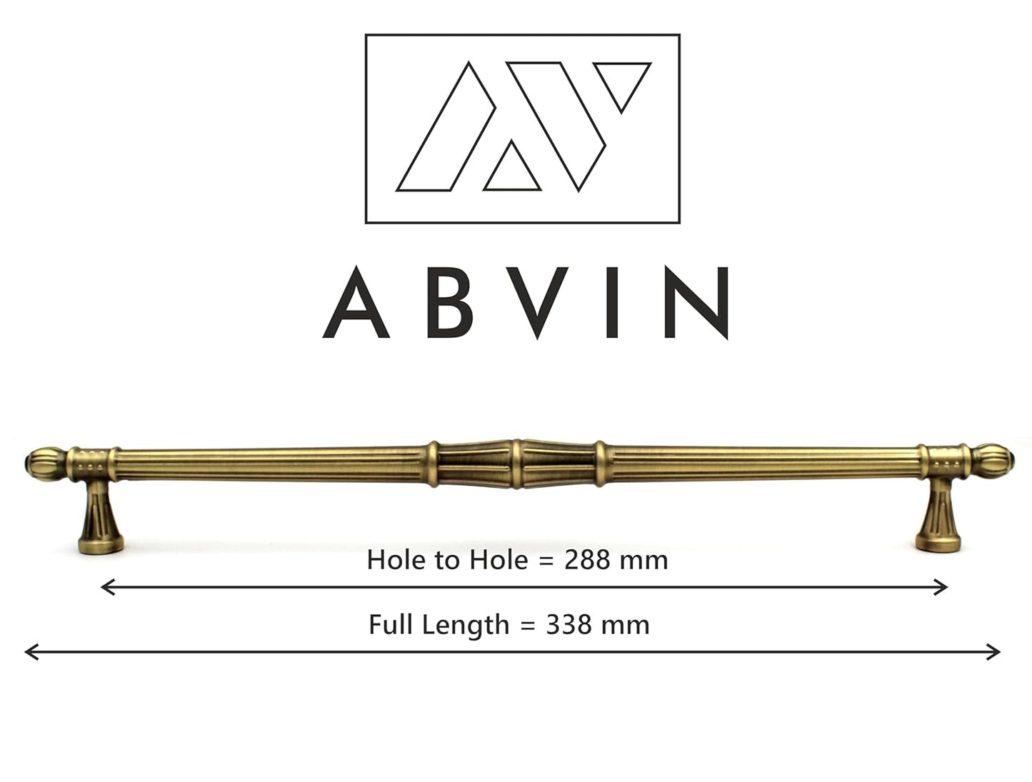 ABVIN Premium Vintage Bar Pulls Cabinet Drawer Handles Pulls Cabinet Drawer Dresser Furniture Knob Handle Pulls - 1 pcs