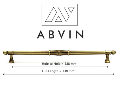 ABVIN Premium Vintage Bar Pulls Cabinet Drawer Handles Pulls Cabinet Drawer Dresser Furniture Knob Handle Pulls - 1 pcs