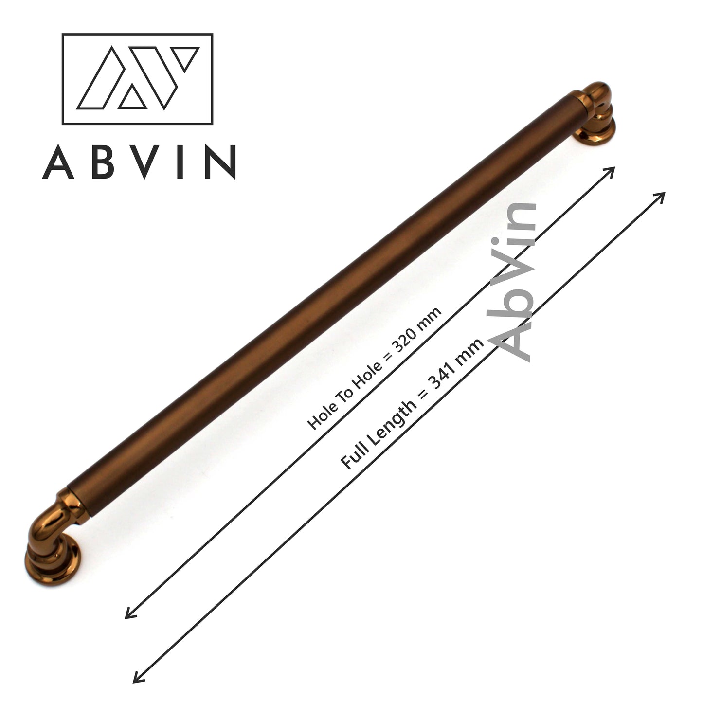 Modern Dual Copper Handles Pulls Cabinet Drawer Dresser Furniture Handle Pulls - 1 pcs