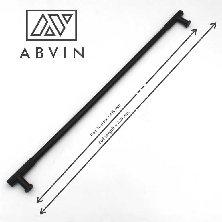 Black Finish Cabinet Pull Handle – Antique Finish | Modern Bar Handle for Kitchen, Drawer & Wardrobe (1 Pc)