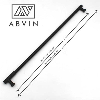 Black Finish Cabinet Pull Handle – Antique Finish | Modern Bar Handle for Kitchen, Drawer & Wardrobe (1 Pc)