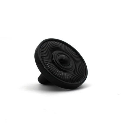 Vintage Wheel Black Cabinet Knob | Antique Bronze Petal Drawer Pull for Furniture, Dressers & Cupboards