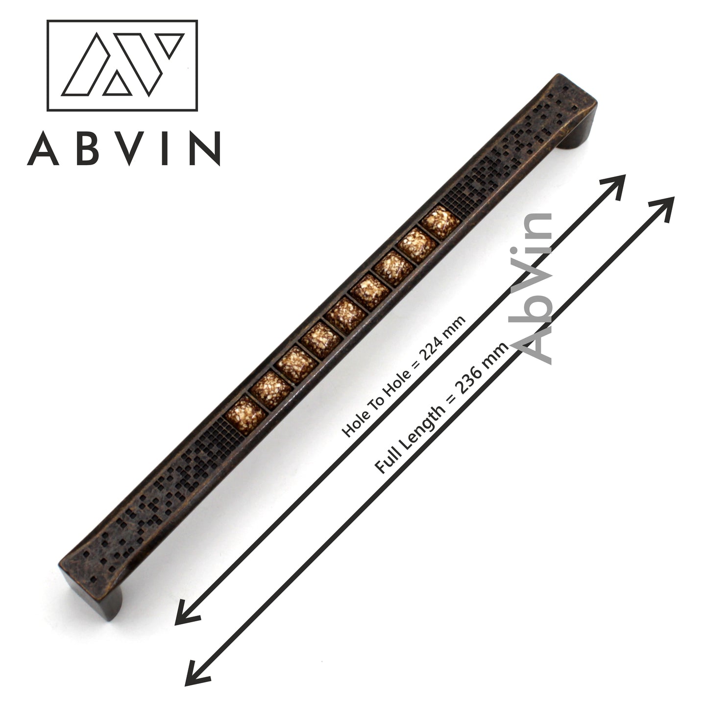 Antique Marble Handles Pulls Cabinet Drawer Dresser Furniture Knob Handle Appliance Pulls - 1 pcs