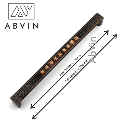 Antique Marble Handles Pulls Cabinet Drawer Dresser Furniture Knob Handle Appliance Pulls - 1 pcs