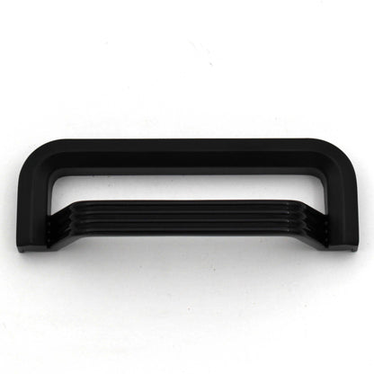 ABVIN Linning Dual Black Modern Cup Pulls Cabinet Handles for Hardware Cabinets, Cupboards and Drawers - 1 pcs