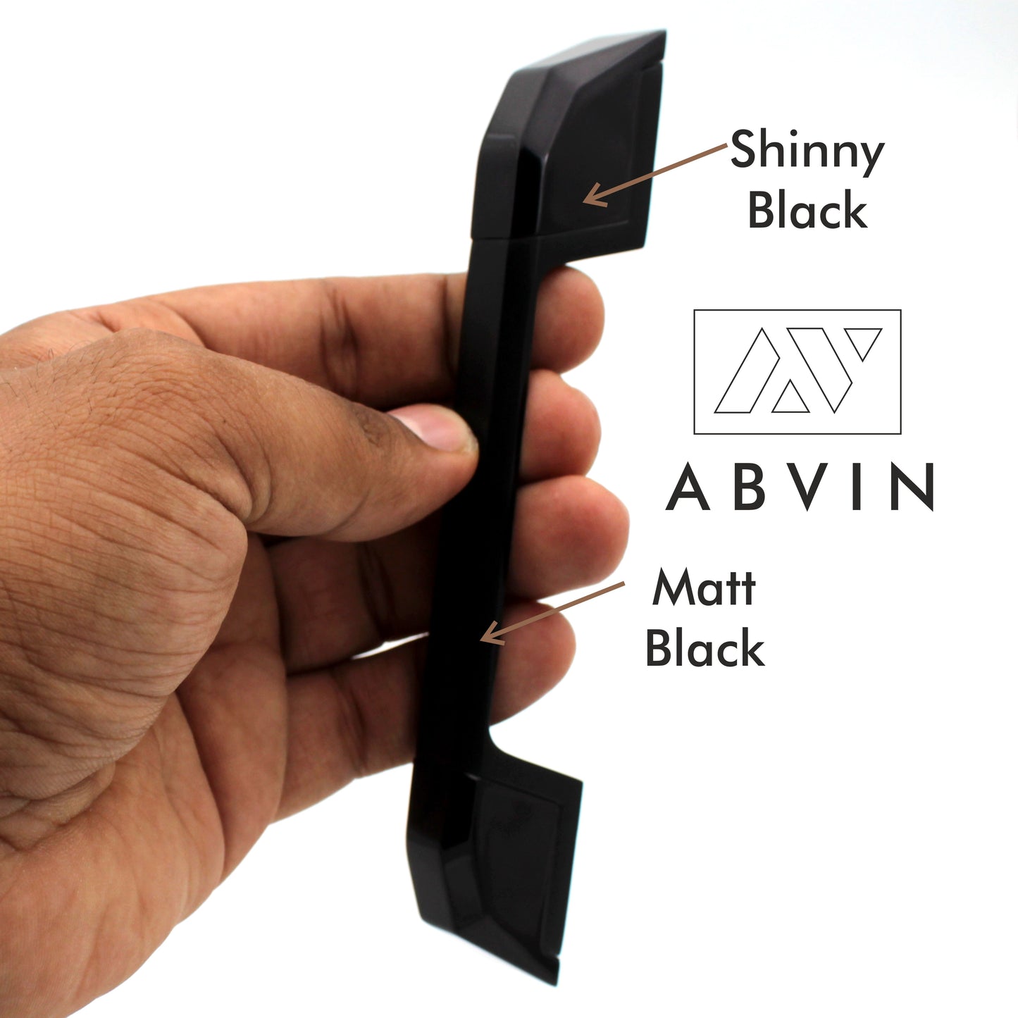 ABVIN Dual Black Bar Handles, Modern Gold Cabinet Hardware, Furniture Pulls for Doors, Cabinets, Cupboards & Drawers