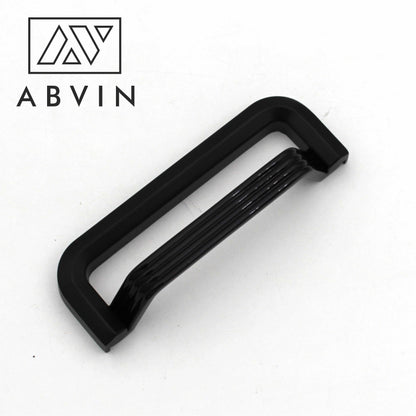 ABVIN Linning Dual Black Modern Cup Pulls Cabinet Handles for Hardware Cabinets, Cupboards and Drawers - 1 pcs