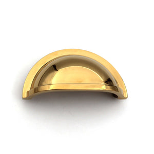 Shinny Gold Classical Cup Pulls Cabinet Handles for Hardware Cabinets, Cupboards and Drawers - 1 pcs
