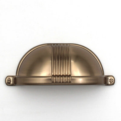 ABVIN Linning Champaign Gold Classical Cup Pulls Cabinet Handles for Hardware Cabinets, Cupboards and Drawers - 1 pcs