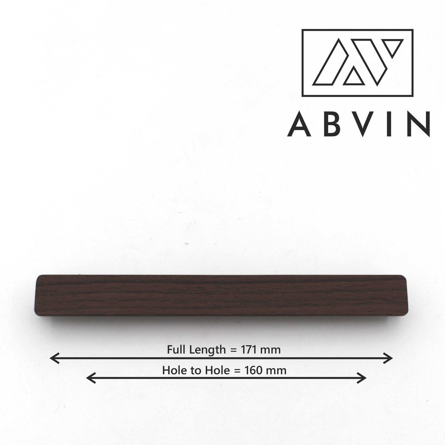 Modern Dark Wood Cabinet Handle – Drawer & Dresser Pull