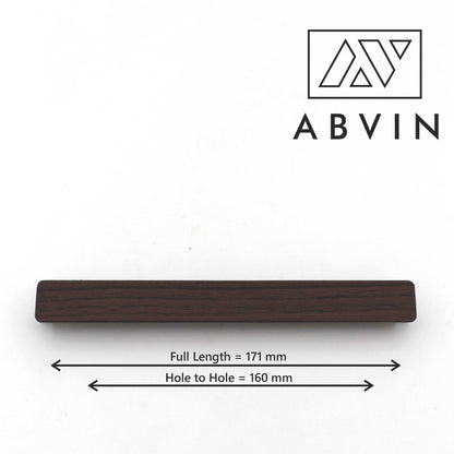 Modern Dark Wood Cabinet Handle – Drawer & Dresser Pull