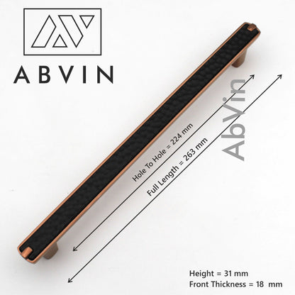 Modern Hammered Black Copper Cabinet Handle: Drawer, Dresser, and Furniture Pull