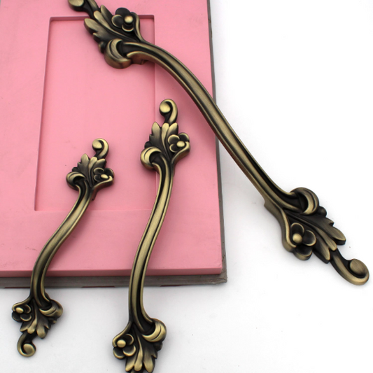 ABVIN Flower Vintage Bar Handles Cabinet Hardware, Furniture Pulls for Doors, Cabinets, Cupboards & Drawer