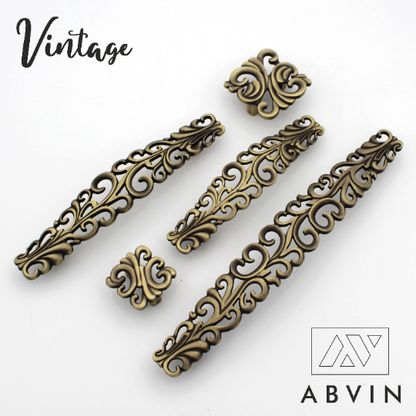 ABVIN Vintage Bar Handles Cabinet Hardware, Furniture Pulls for Doors, Cabinets, Cupboards & Drawer