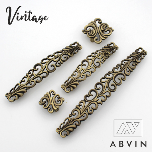 ABVIN Vintage Bar Handles Cabinet Hardware, Furniture Pulls for Doors, Cabinets, Cupboards & Drawer