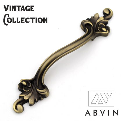 ABVIN Flower Vintage Bar Handles Cabinet Hardware, Furniture Pulls for Doors, Cabinets, Cupboards & Drawer