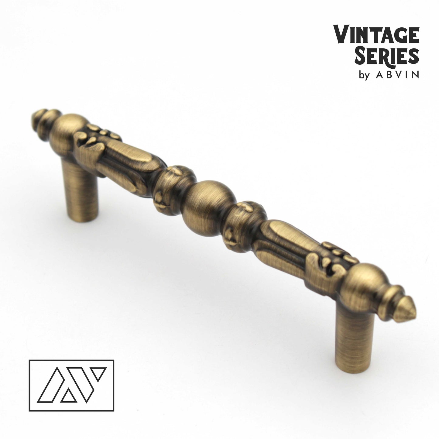 Vintage Rajwadi Handles Pulls Cabinet Drawer Dresser Furniture Knob Handle Pulls - 1 piece