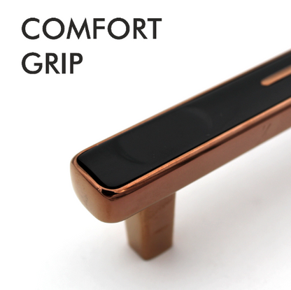 Copper Black Handles, Modern Cabinet Hardware, Furniture Pulls for Doors, Cabinets, Cupboards & Drawers ( 1 pcs )
