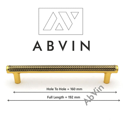ABVIN Premium Antique Gold Bar Handles, Modern Gold Cabinet Hardware, Furniture Pulls for Doors, Cabinets, Cupboards & Drawers - 1 Piece…