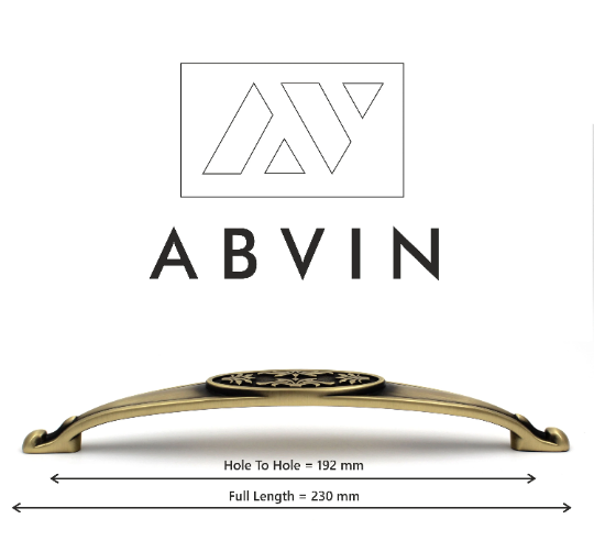 ABVIN Petal Vintage Bar Handles Cabinet Hardware, Furniture Pulls for Doors, Cabinets, Cupboards & Drawer