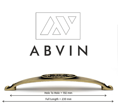 ABVIN Petal Vintage Bar Handles Cabinet Hardware, Furniture Pulls for Doors, Cabinets, Cupboards & Drawer