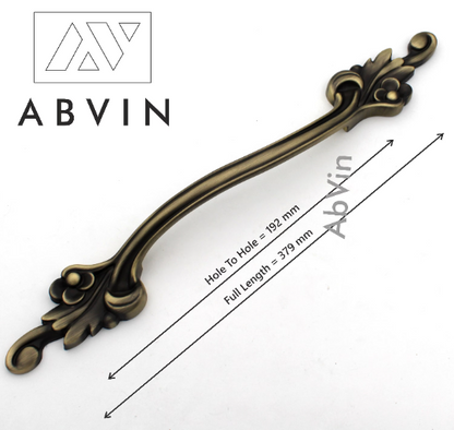 ABVIN Flower Vintage Bar Handles Cabinet Hardware, Furniture Pulls for Doors, Cabinets, Cupboards & Drawer