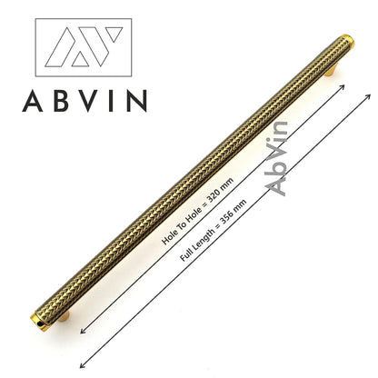 ABVIN Premium Antique Gold Bar Handles, Modern Gold Cabinet Hardware, Furniture Pulls for Doors, Cabinets, Cupboards & Drawers - 1 Piece…