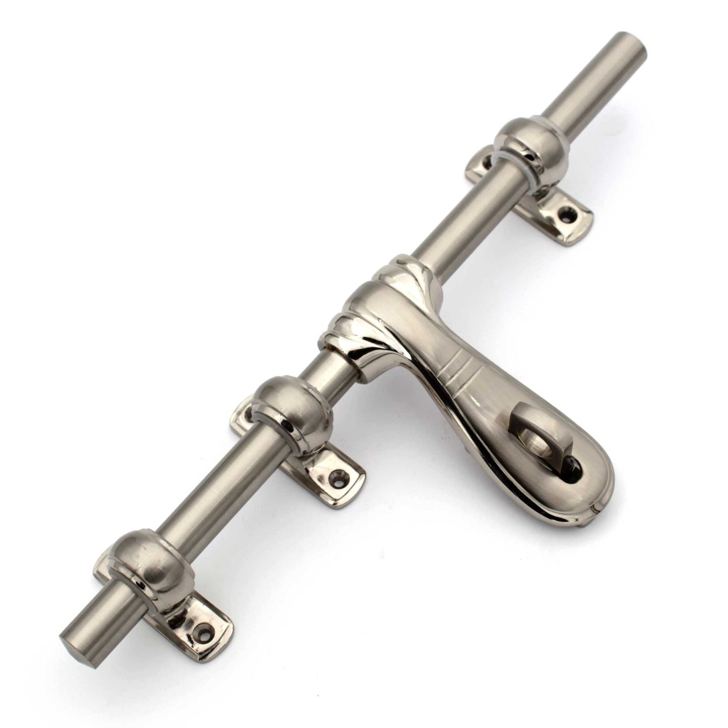 Main Door 12 inch  Matt Finish Aldrop  – 100% Handmade Solid Brass Latch, Traditional Design