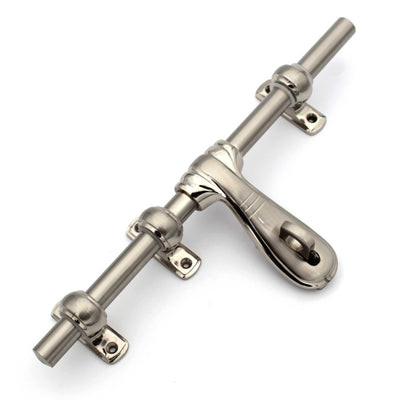 Main Door 12 inch  Matt Finish Aldrop  – 100% Handmade Solid Brass Latch, Traditional Design