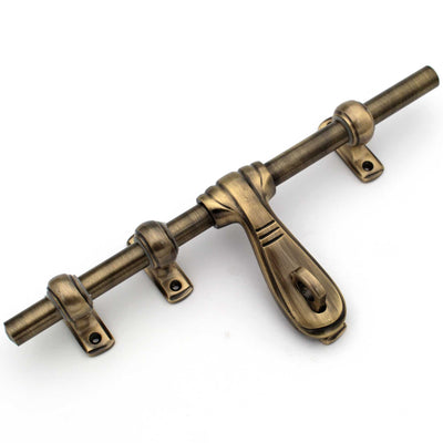 Main Door  Brass Aldrop  – 100% Handmade Solid Brass Latch, Brass Sliding Door Bolt