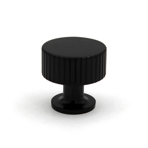 ABVIN Premium Knurled Black Brass Handles, Modern Hardware, Furniture Pulls for Doors Cabinets Cupboards Drawers (1 pcs)