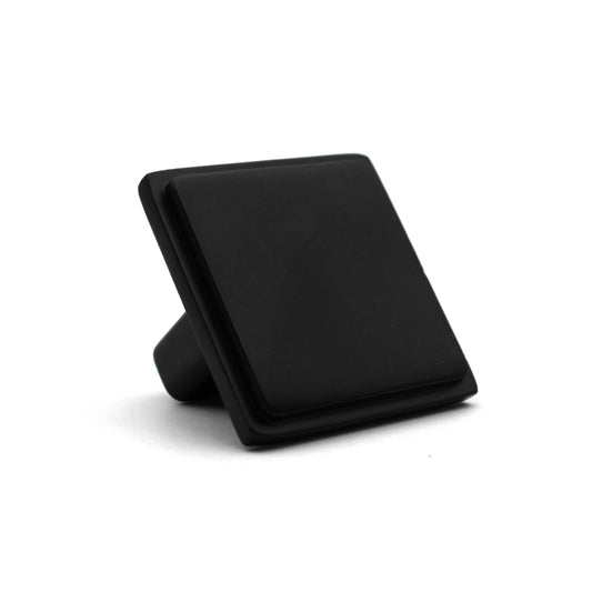 ABVIN Premium Matt Black Knobs Handles, Furniture Pulls Cabinets Cupboards Drawers knob (1 pcs)