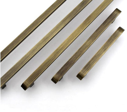 ABVIN Luxury Vintage Solid Cabinet Bar Pull Handles Matt Gold Furniture Hardware Drawers Kitchens Cupboard Door