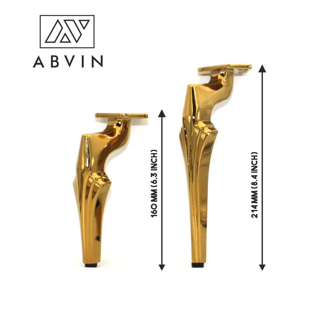 Classical Furniture Legs, Modern Style Coffee Table Sofa Feet Kitchen Table Legs Bathroom Cabinet Cupboard Feet, ABVIN Furniture Hardware ( 1 Piece )