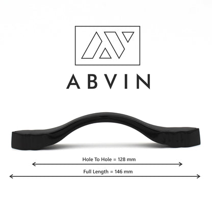 ABVIN Dual Black Bar Handles, Modern  Cabinet Hardware, Furniture Pulls -01 piece