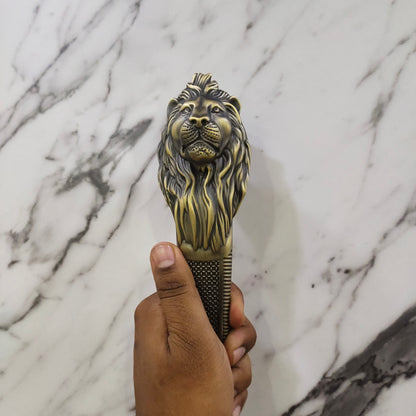 ABVIN Lion Antique Door Handle, Door Pull Entry Door Handle Lion Head Design - 1 Pcs…