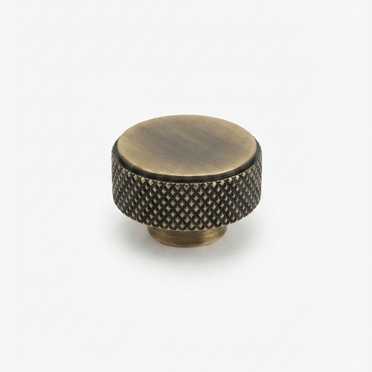 Antique Knurled handles Unique Cabinet Beautiful Decorative Dresser Drawer Knobs and Pulls - 1 pcs