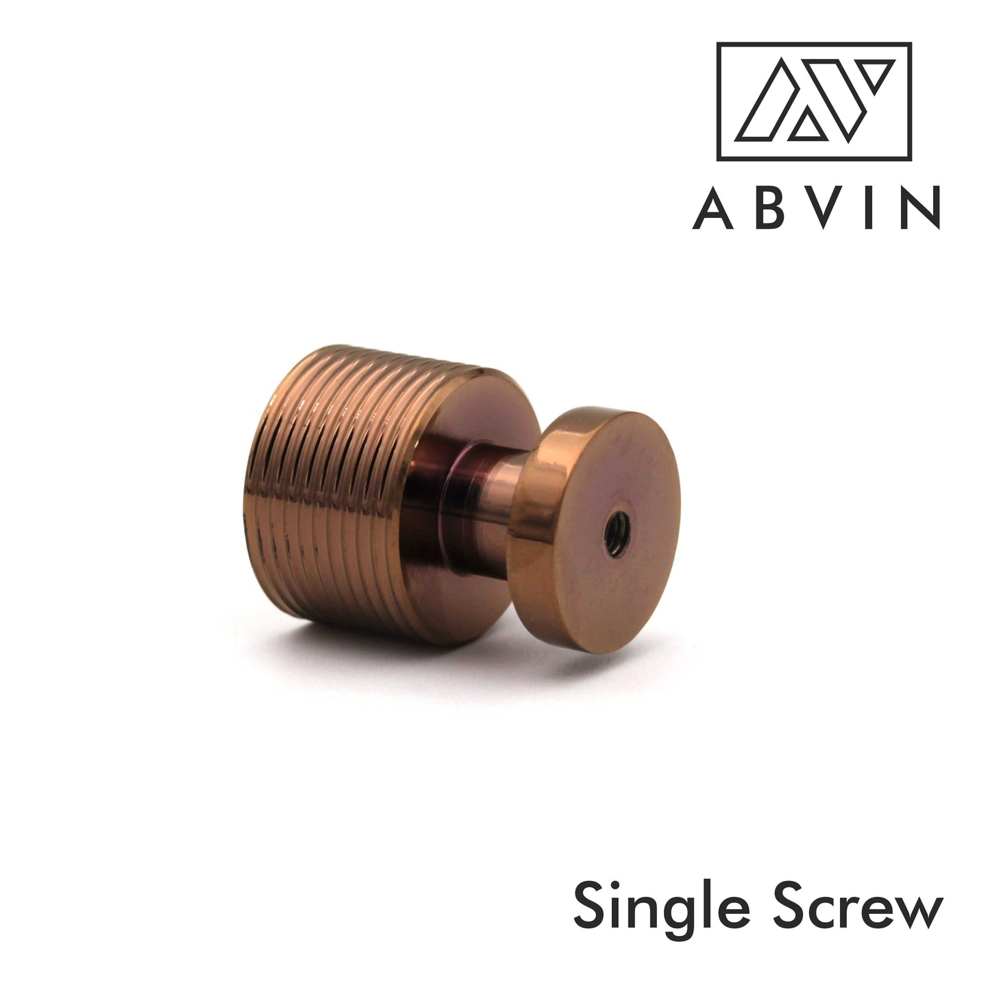 PVD RoseGold Tiny Lining Knobs Unique Cabinet Beautiful Decorative Dresser Drawer Knobs and Pulls - 1 pcs