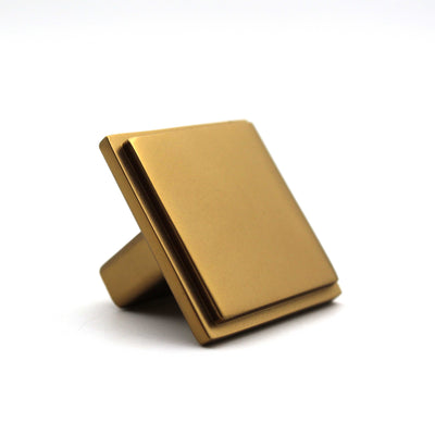 ABVIN Premium PVD Matt Gold Knobs Handles, Furniture Pulls Cabinets Cupboards Drawers knob (1 pcs)