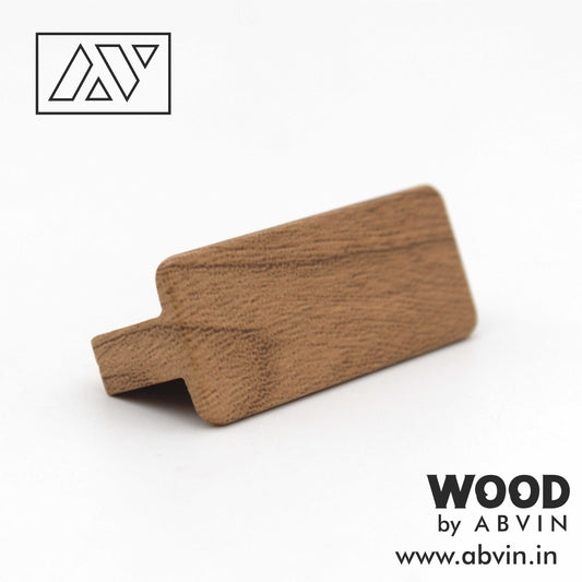 Light Wood Cabinet Handles | Modern Drawer Pulls for Dresser, Kitchen, Furniture – Single Piece