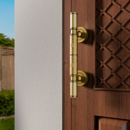 AVDH-08 Pure Brass Vintage Antique Door Handle for Main Door Handles, Pulls for Front Door - 1 pcs