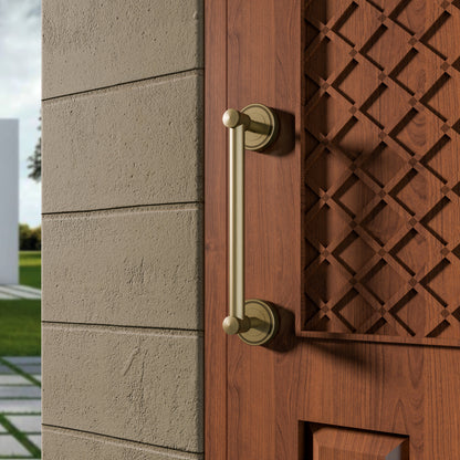 AVDH-03 Pure Brass Vintage Antique Door Handle for Main Door Handles, Pulls for Front Door - 1 pcs